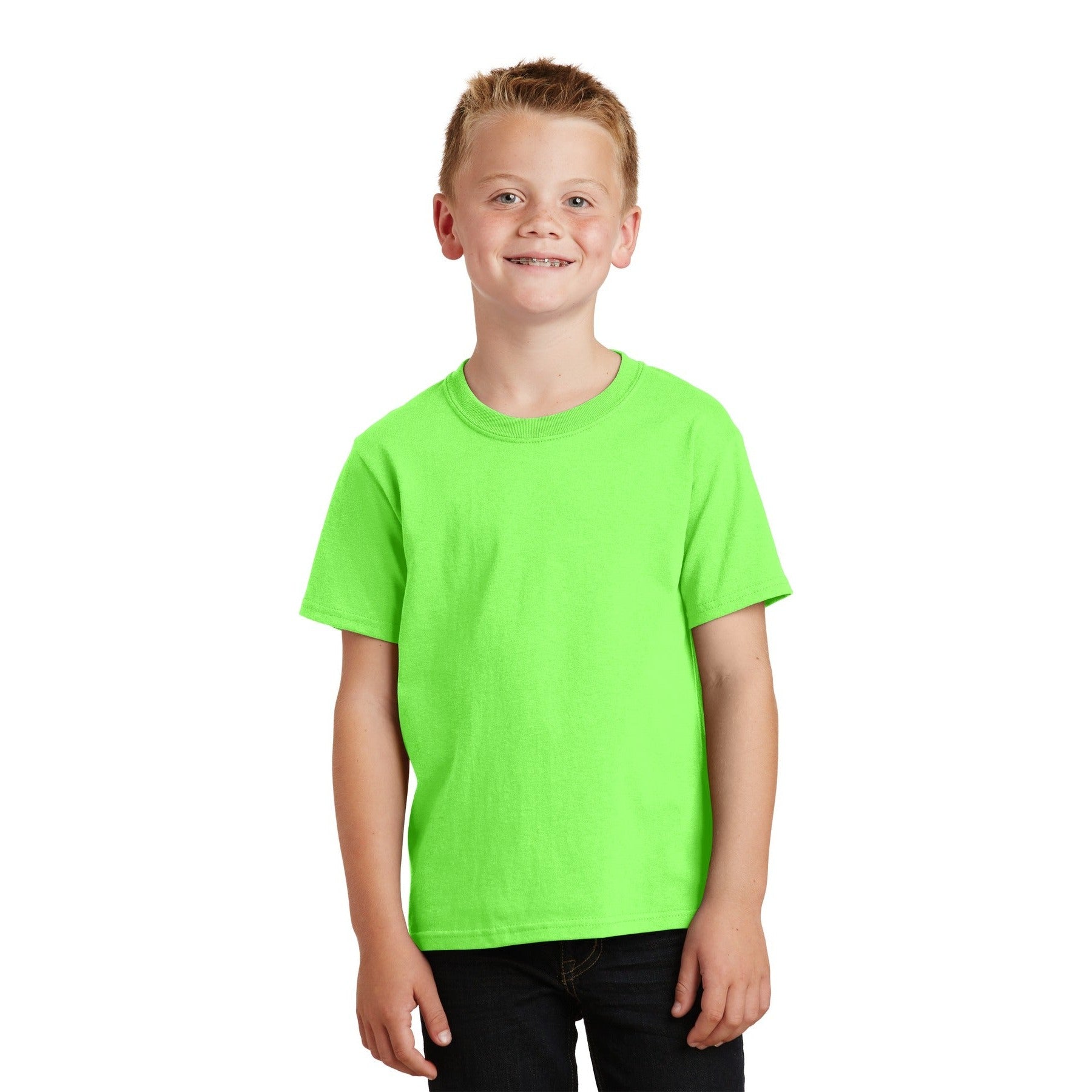 Port & Company-Port & Company® - Youth Core Cotton Tee. PC54Y-MedTech-25