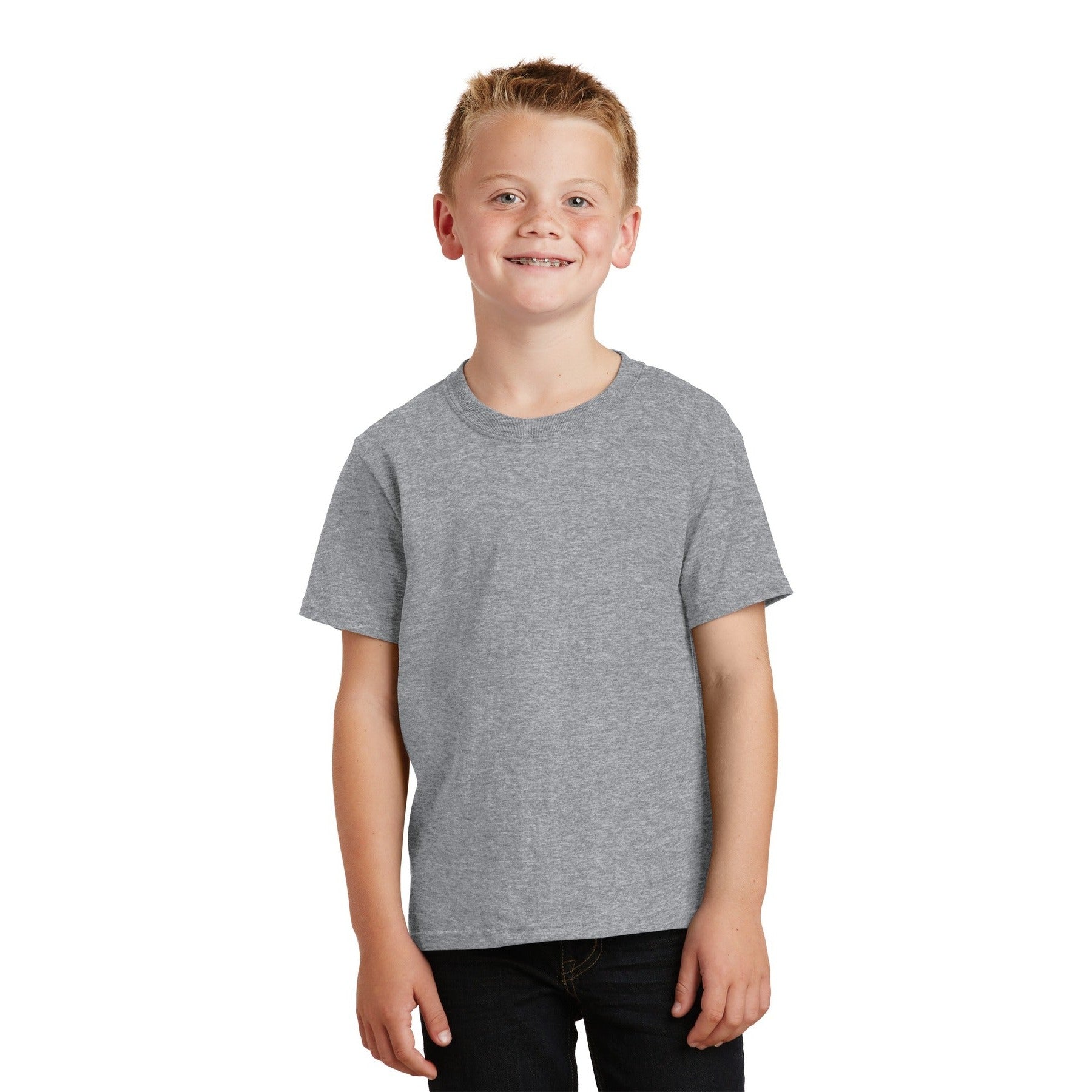 Port & Company-Port & Company® - Youth Core Cotton Tee. PC54Y-MedTech-3