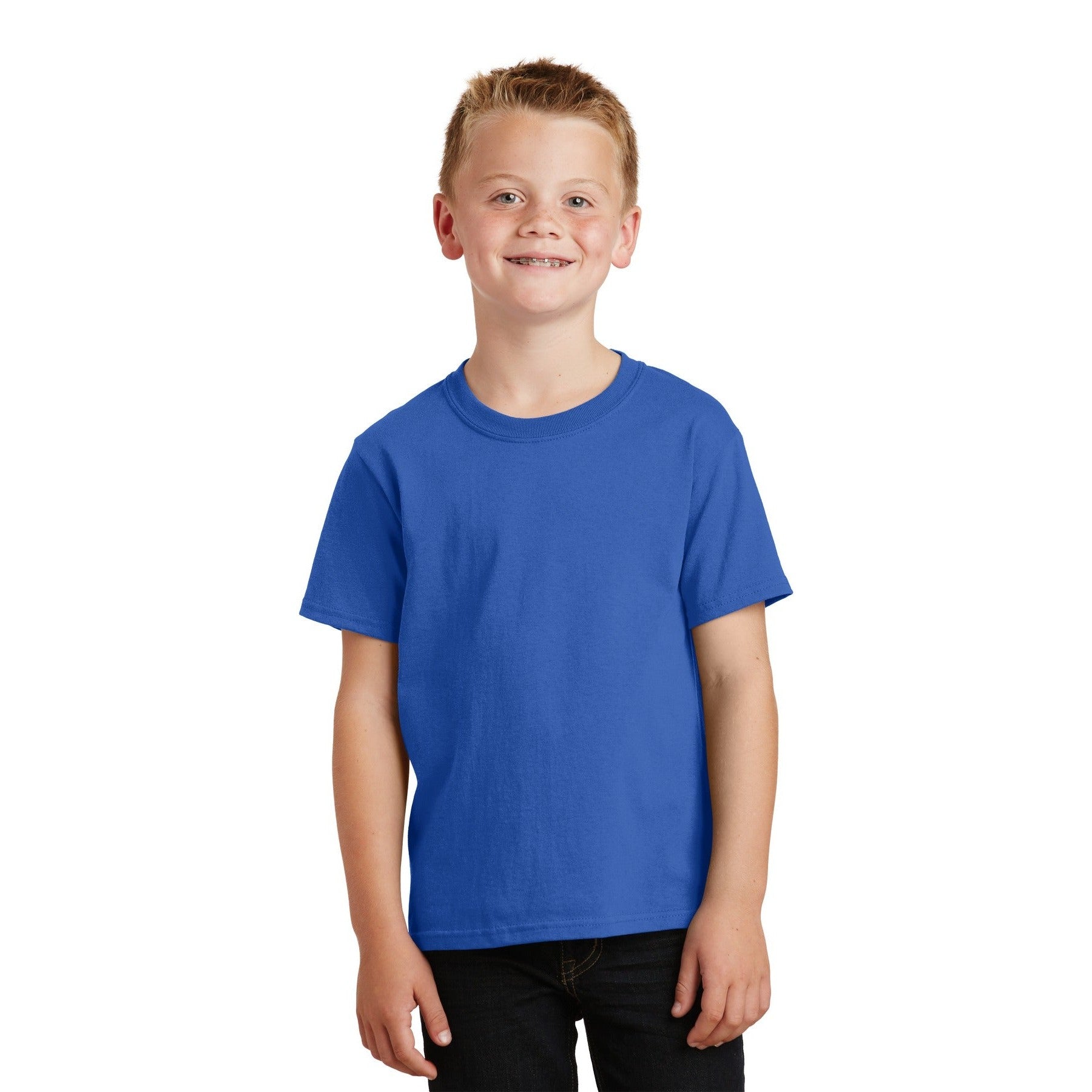 Port & Company-Port & Company® - Youth Core Cotton Tee. PC54Y-MedTech-32