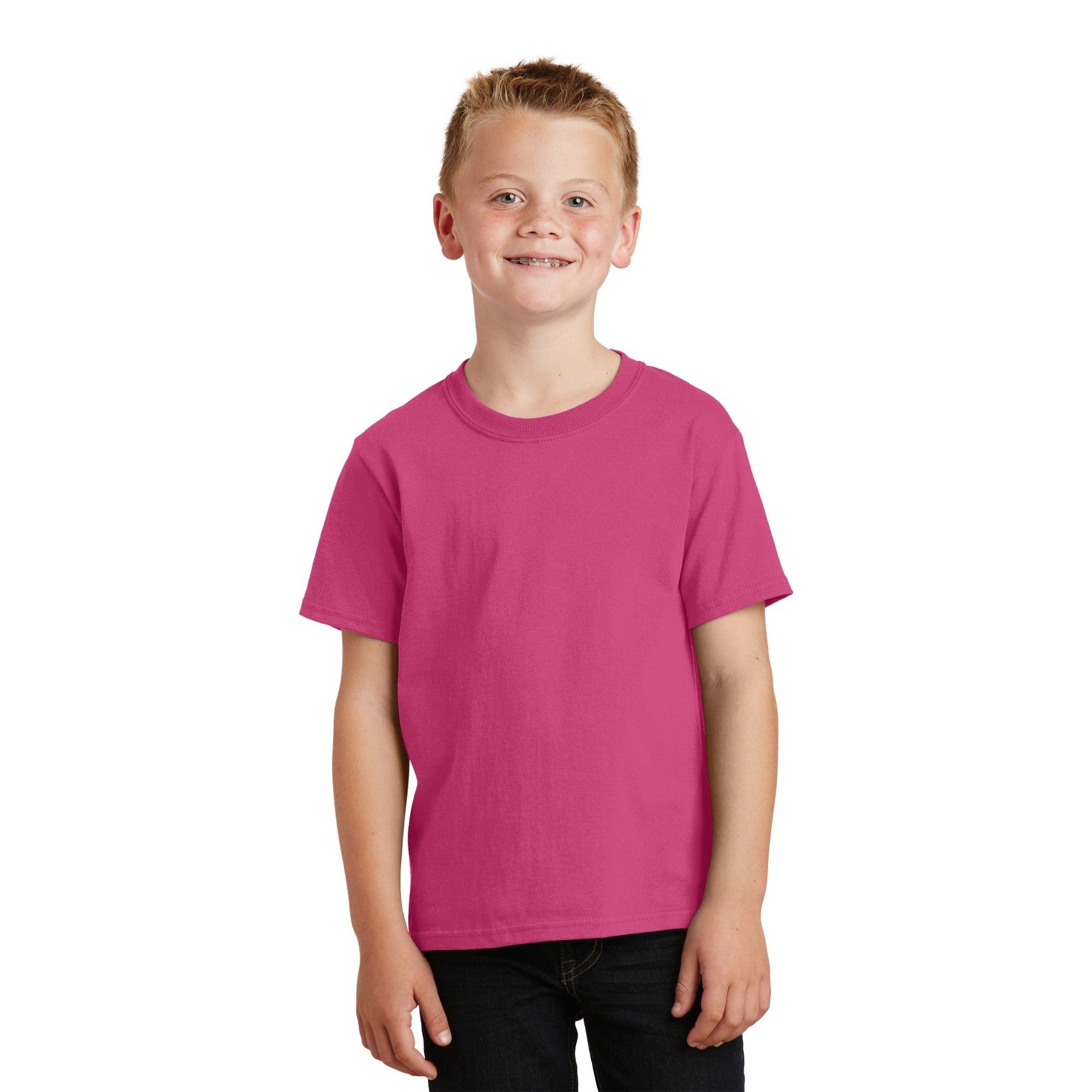 Port & Company-Port & Company® - Youth Core Cotton Tee. PC54Y-MedTech-34