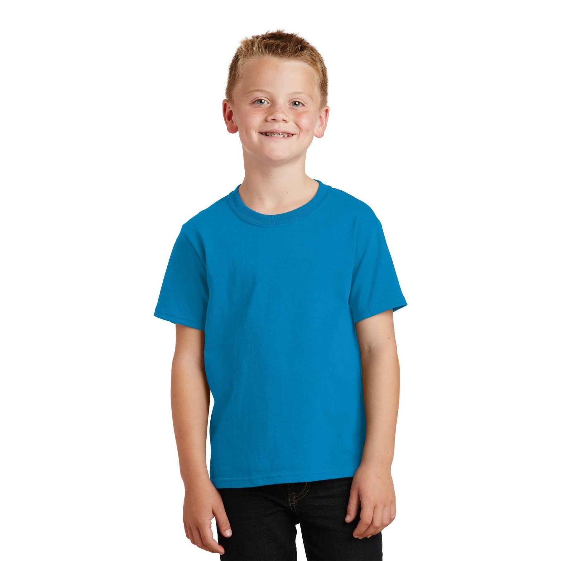 Port & Company-Port & Company® - Youth Core Cotton Tee. PC54Y-MedTech-35