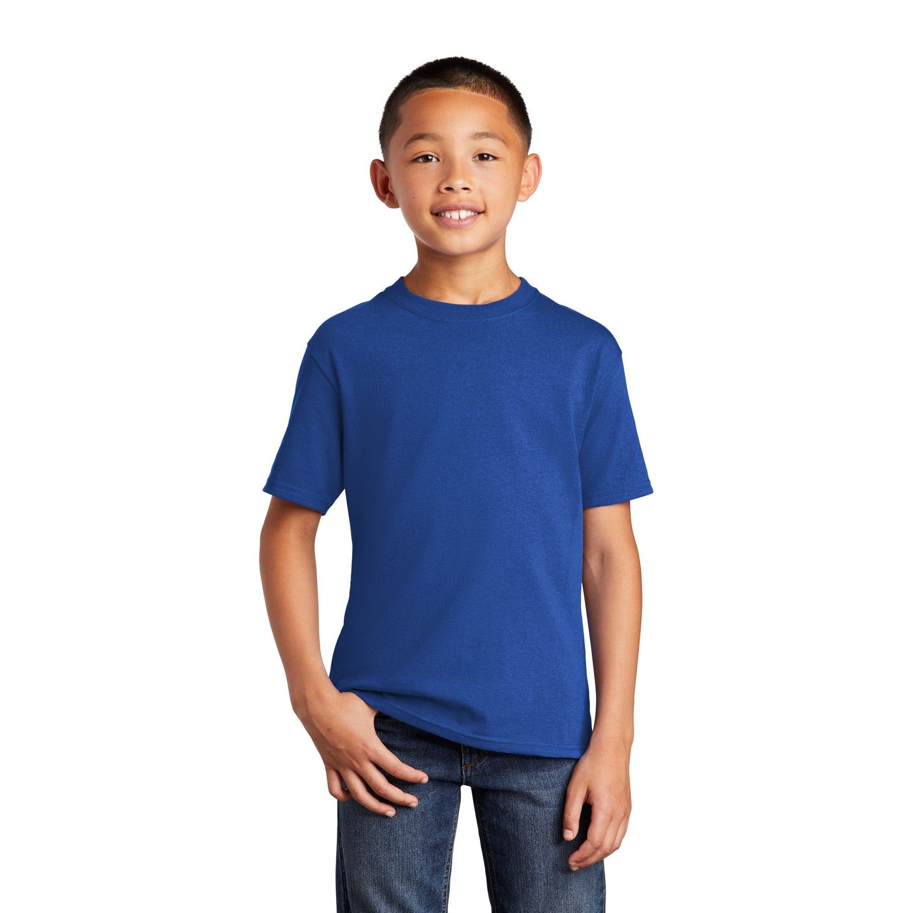 Port & Company-Port & Company® - Youth Core Cotton Tee. PC54Y-MedTech-38