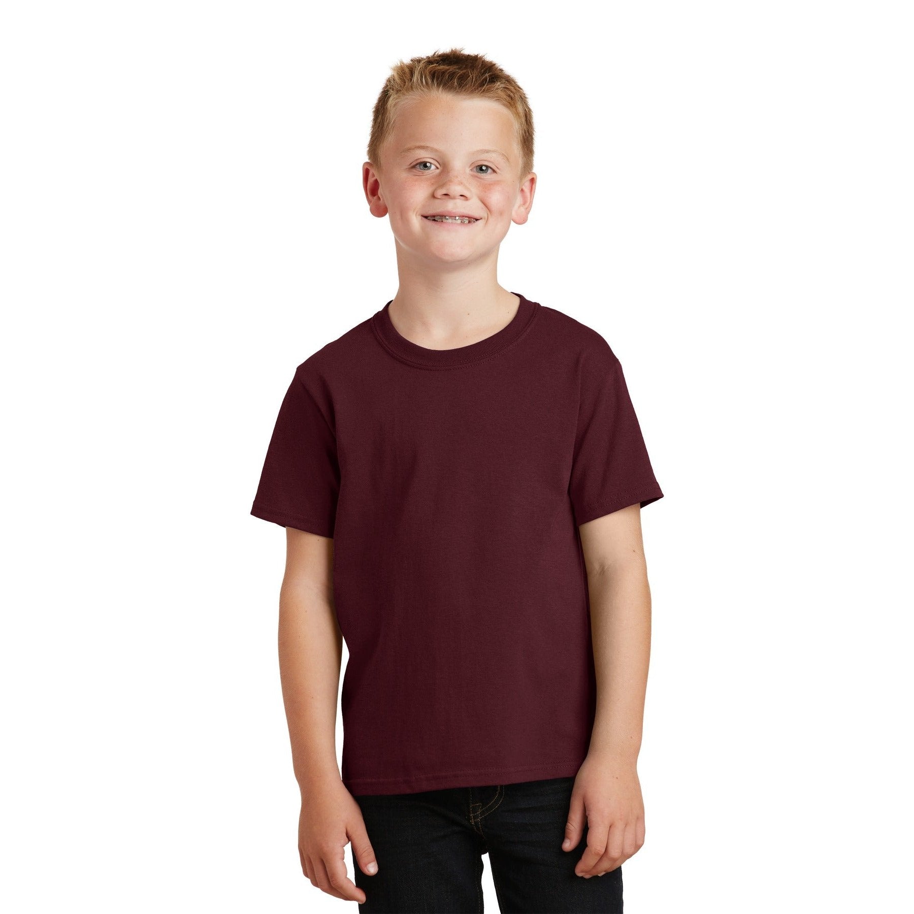 Port & Company-Port & Company® - Youth Core Cotton Tee. PC54Y-MedTech-4