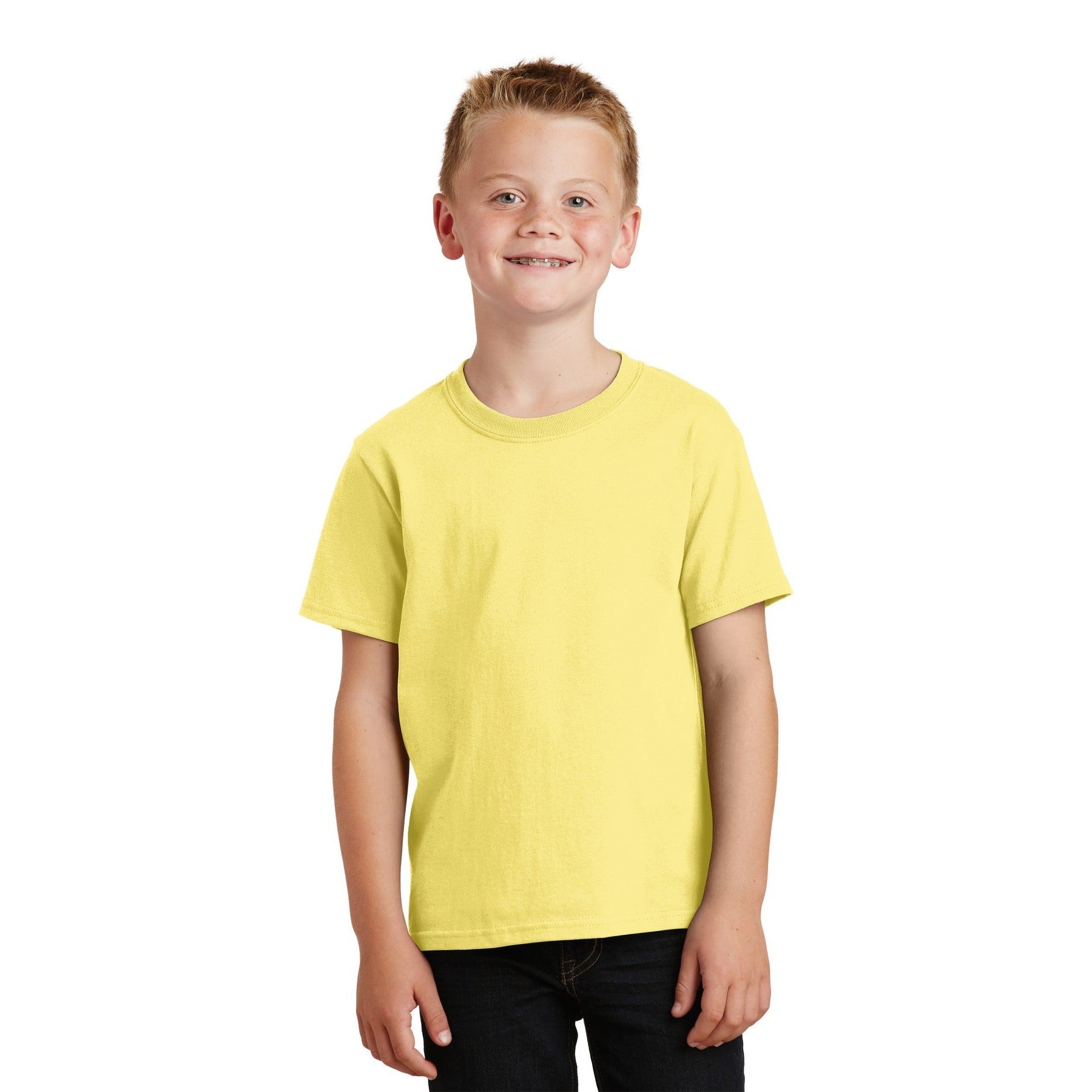 Port & Company-Port & Company® - Youth Core Cotton Tee. PC54Y-MedTech-40