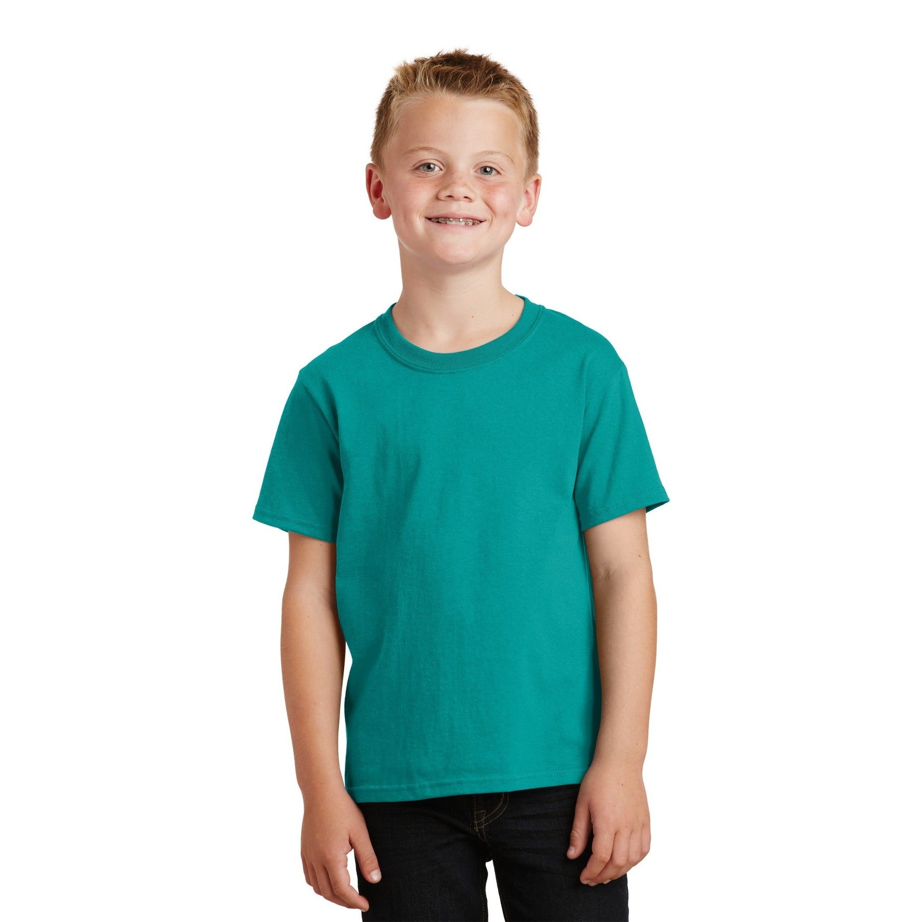 Port & Company-Port & Company® - Youth Core Cotton Tee. PC54Y-MedTech-5
