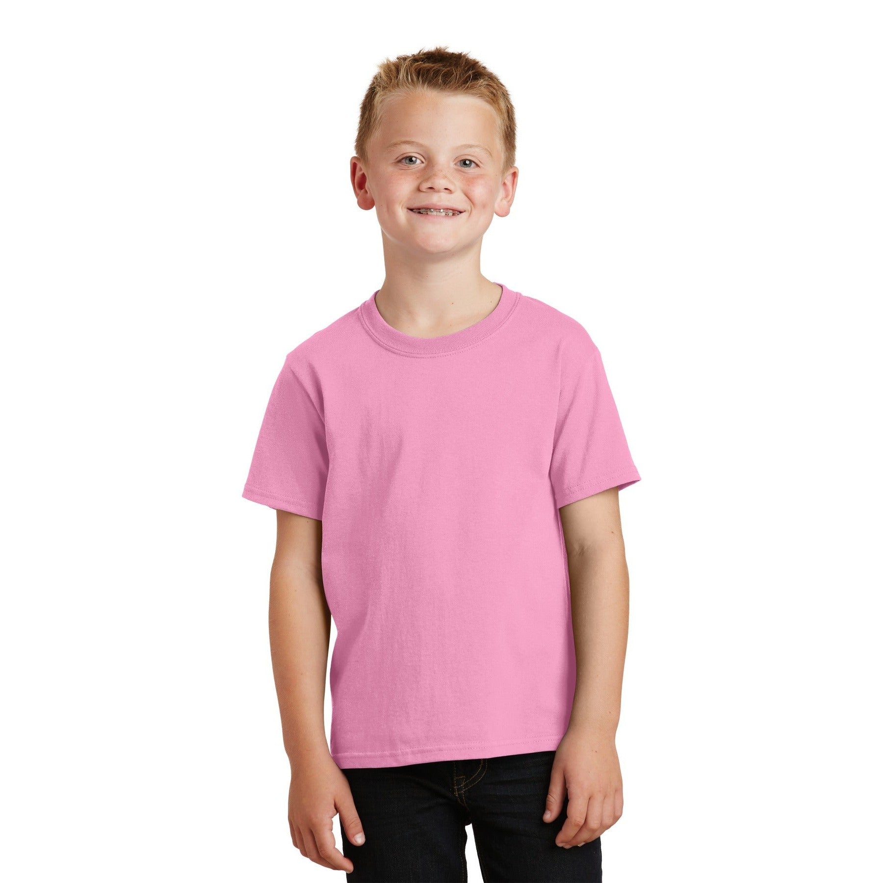 Port & Company-Port & Company® - Youth Core Cotton Tee. PC54Y-MedTech-6
