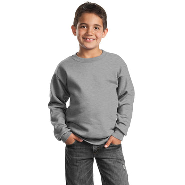 Port & Company-Port & Company® - Youth Core Fleece Crewneck Sweatshirt. PC90Y-MedTech-2