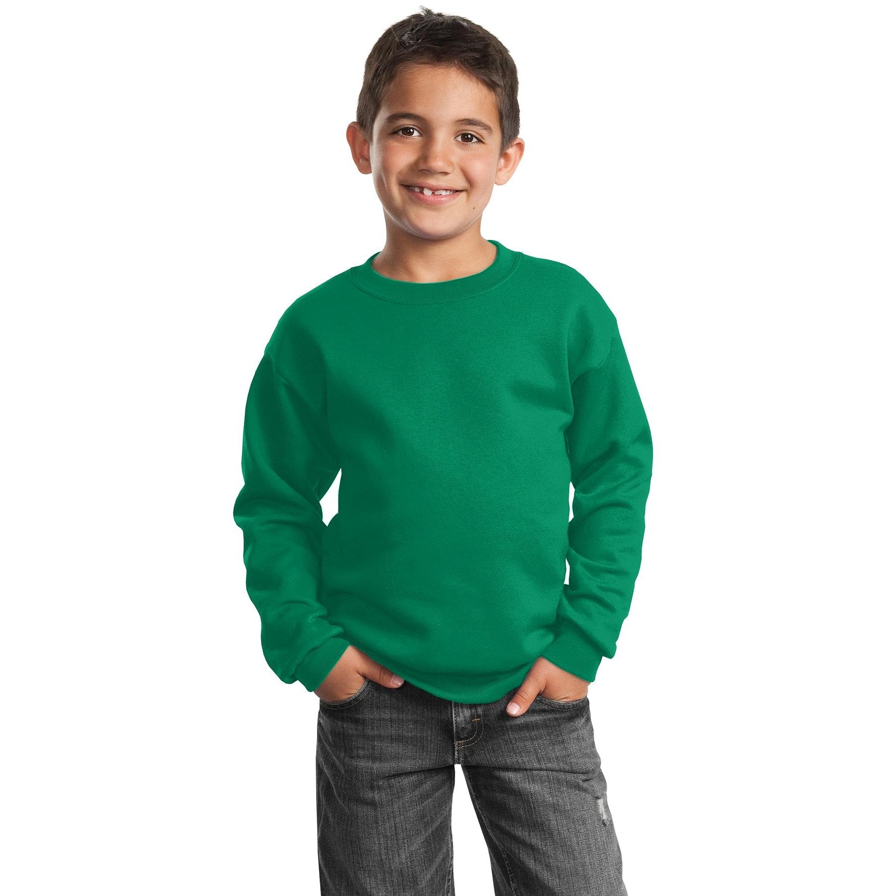 Port & Company-Port & Company® - Youth Core Fleece Crewneck Sweatshirt. PC90Y-MedTech-8