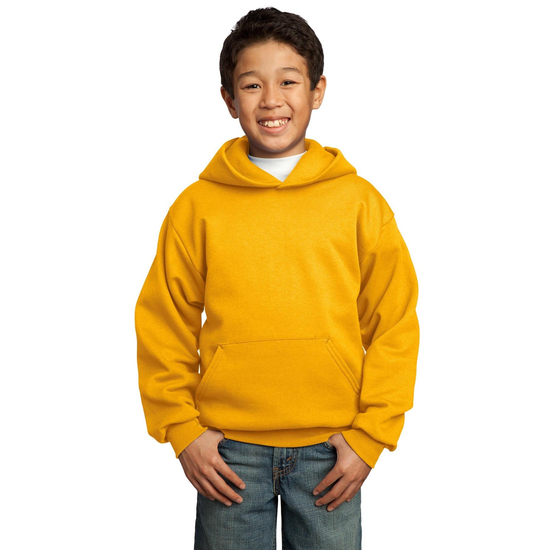 Port & Company-Port & Company® - Youth Core Fleece Pullover Hooded Sweatshirt. PC90YH-MedTech-9