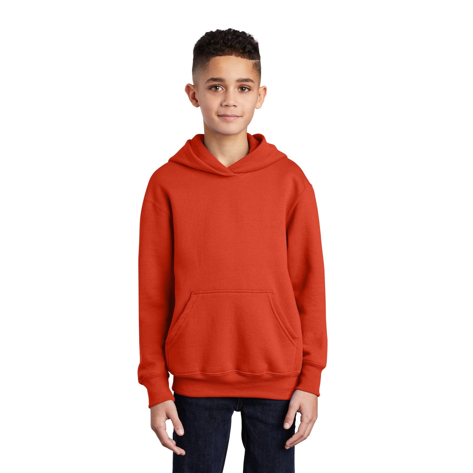 Port & Company-Port & Company® - Youth Core Fleece Pullover Hooded Sweatshirt. PC90YH-MedTech-22