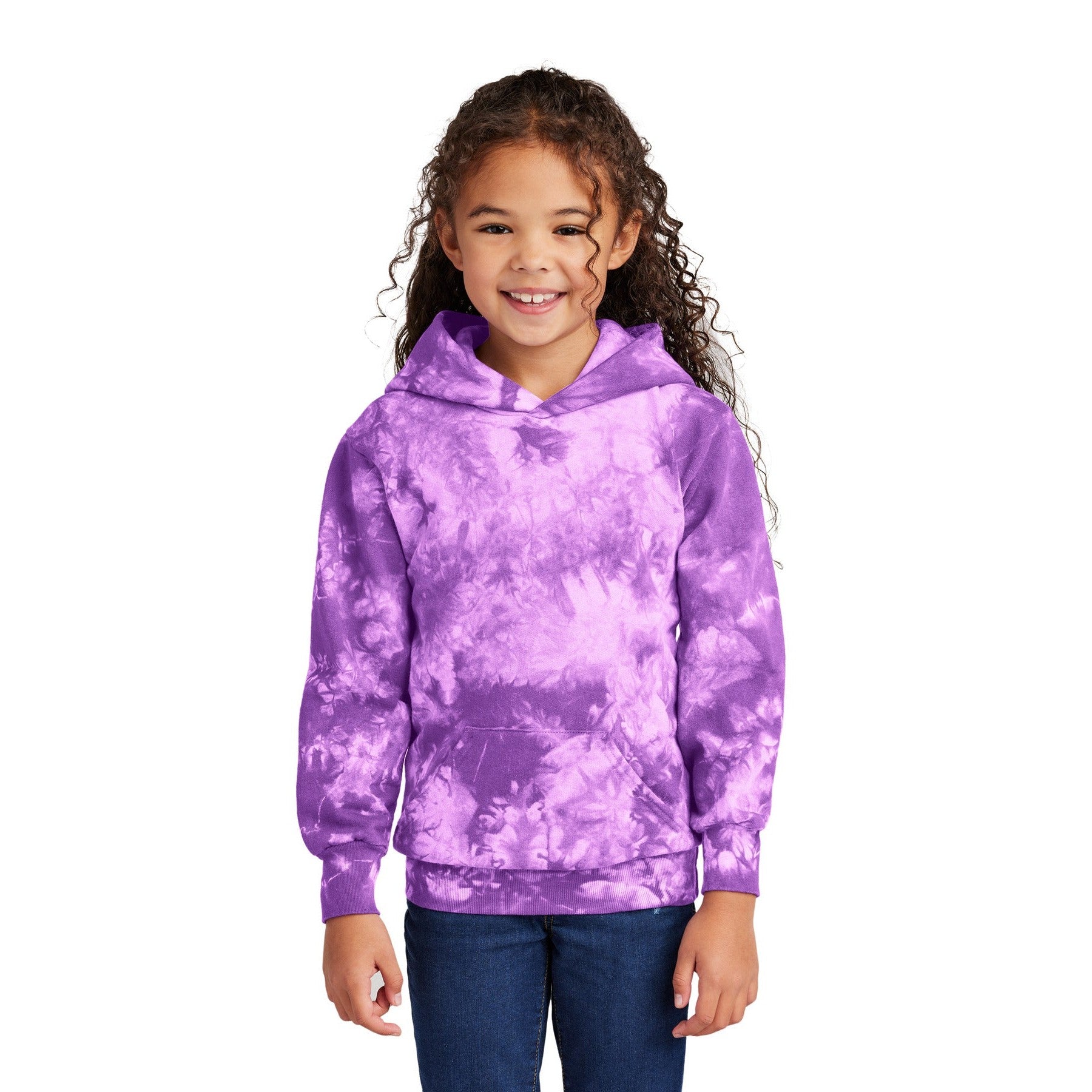Port & Company-Port & Company® Youth Crystal Tie-Dye Pullover Hoodie PC144Y-MedTech-2