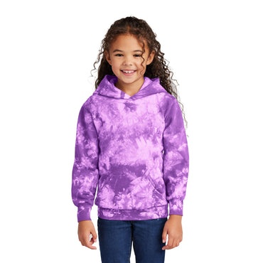 Port & Company-Port & Company® Youth Crystal Tie-Dye Pullover Hoodie PC144Y-MedTech-2