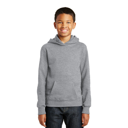 Port & Company-Port & Company® Youth Fan Favorite Fleece Pullover Hooded Sweatshirt. PC850YH-MedTech-1