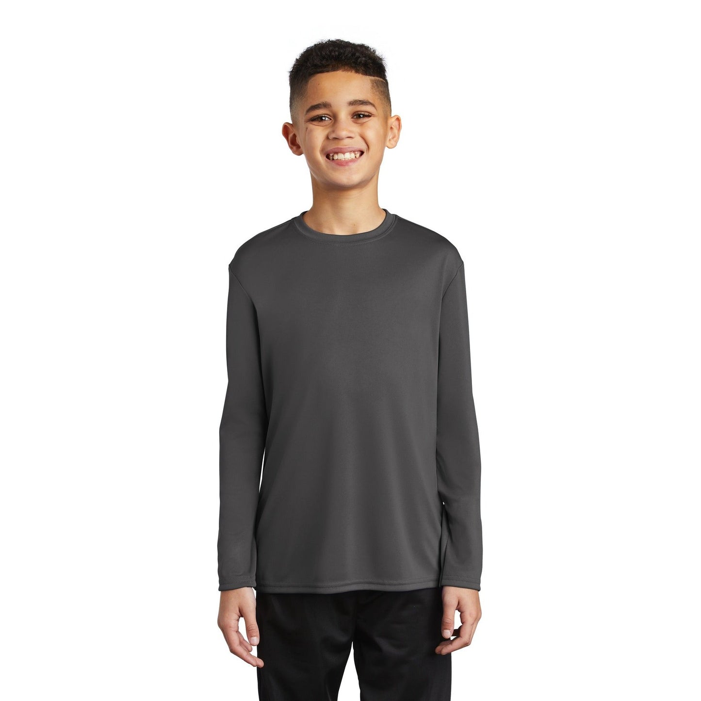 Port & Company-Port & Company ® Youth Long Sleeve Performance Tee PC380YLS-MedTech-1