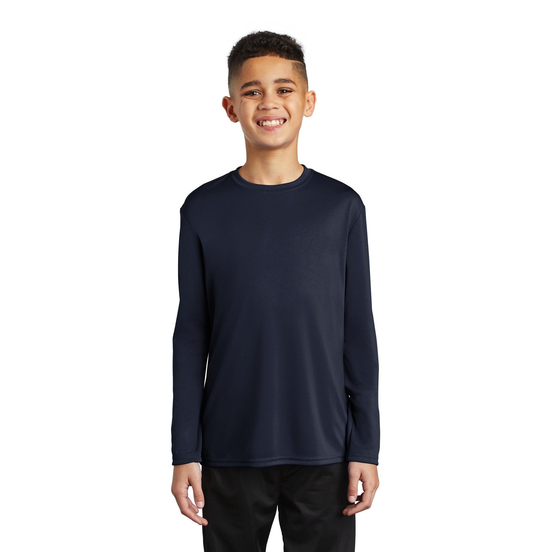 Port & Company-Port & Company ® Youth Long Sleeve Performance Tee PC380YLS-MedTech-2