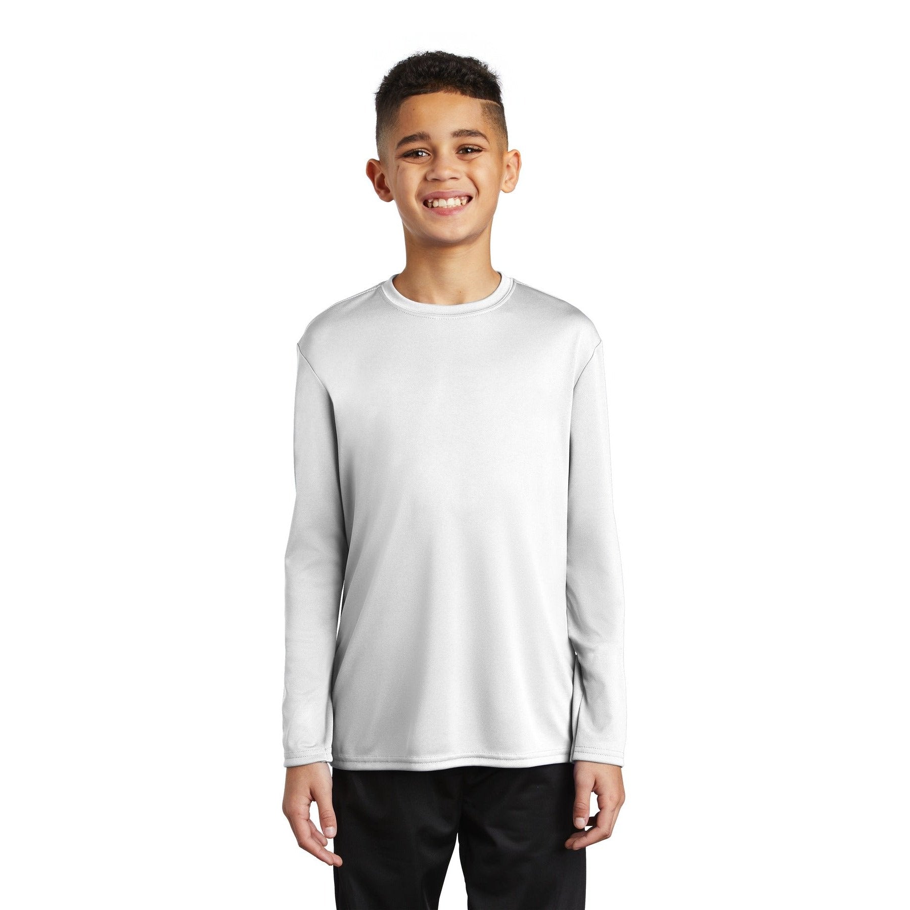 Port & Company-Port & Company ® Youth Long Sleeve Performance Tee PC380YLS-MedTech-6