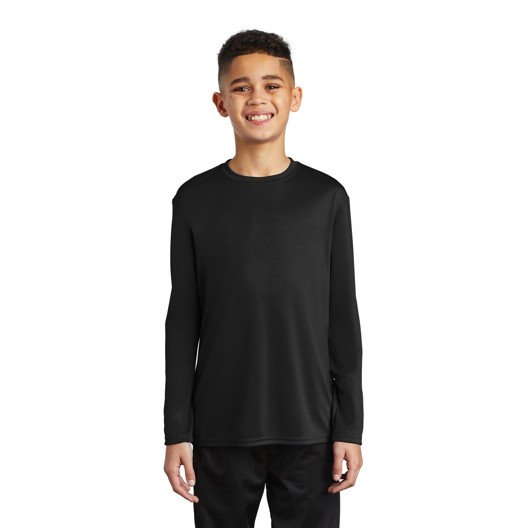Port & Company-Port & Company ® Youth Long Sleeve Performance Tee PC380YLS-MedTech-3