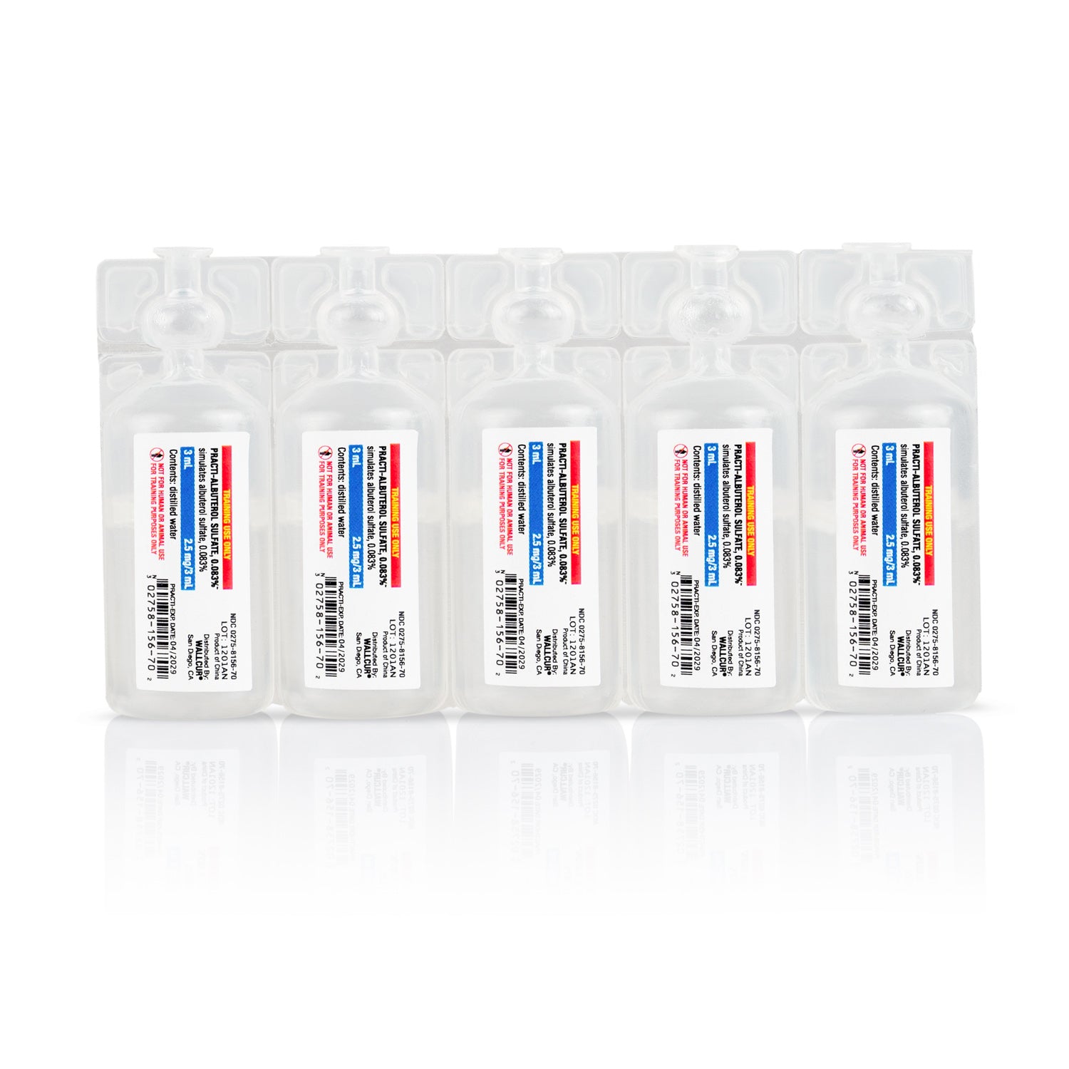 Wallcur-Practi-Albuterol Sulfate 0.083% Nebules-MedTech-1