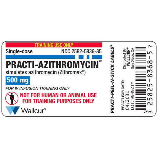 Wallcur-Practi-Azithromycin Zithromax Label-MedTech-1