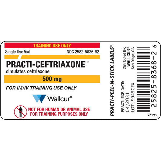 Wallcur-Practi-Ceftriaxone Rocephin Label-MedTech-1