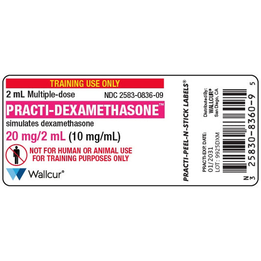 Wallcur-Practi-Dexamethasone Label-MedTech-1