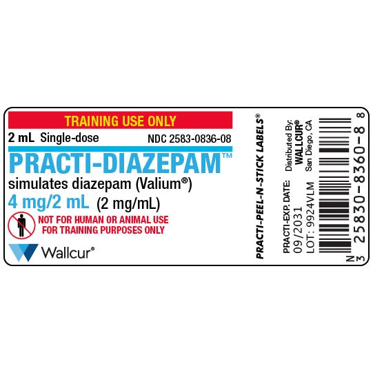 Wallcur-Practi-Diazepam Valium Label-MedTech-1