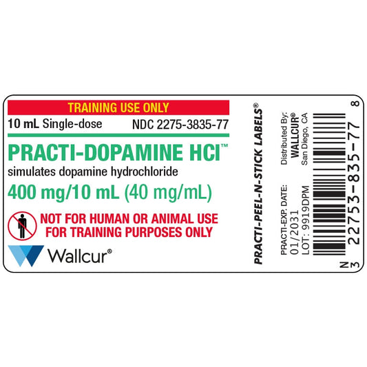 Wallcur-Practi-Dopamine HCl Label-MedTech-1