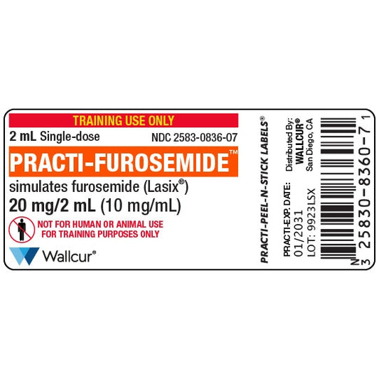 Wallcur-Practi-Furosemide Lasix Label-MedTech-1