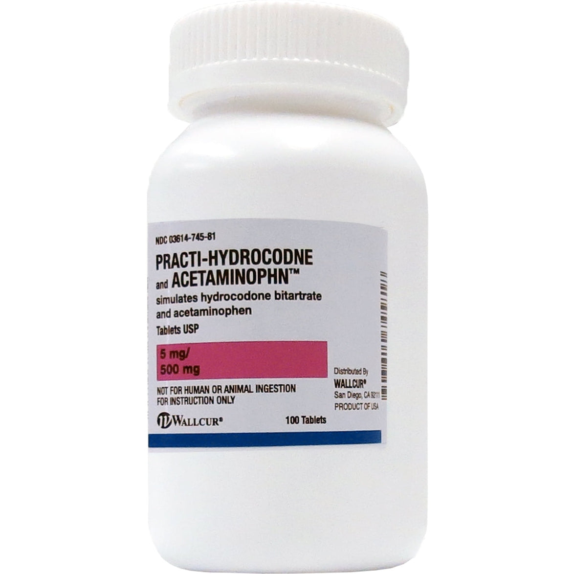Wallcur-Practi-Hydrocodone & Acetaminophen Tablets-MedTech-1