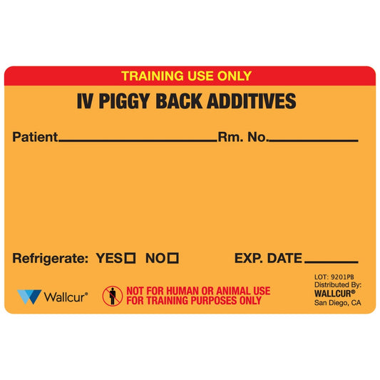 Wallcur-Practi-IV Piggy Back Label-MedTech-1