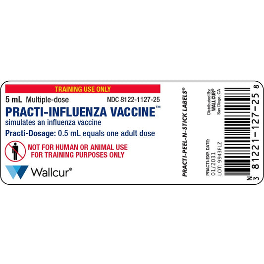 Wallcur-Practi-Influenza Vaccine Label-MedTech-1