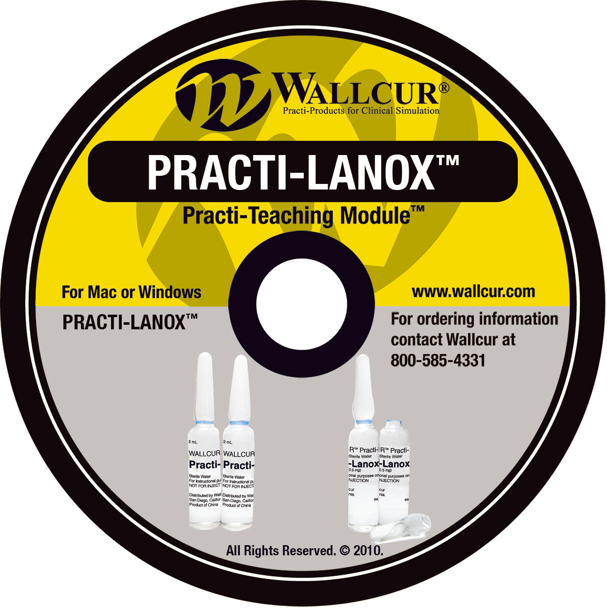 Wallcur-Practi-Lanoxin Digoxin Ampule Teaching Module-MedTech-1