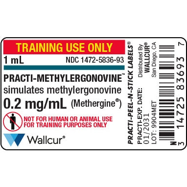 Wallcur-Practi-Methylergonovine Methergine Label-MedTech-1