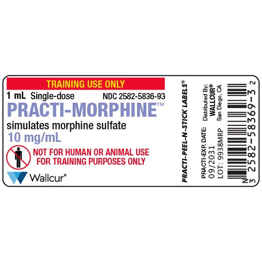 Wallcur-Practi-Morphine Label-MedTech-1