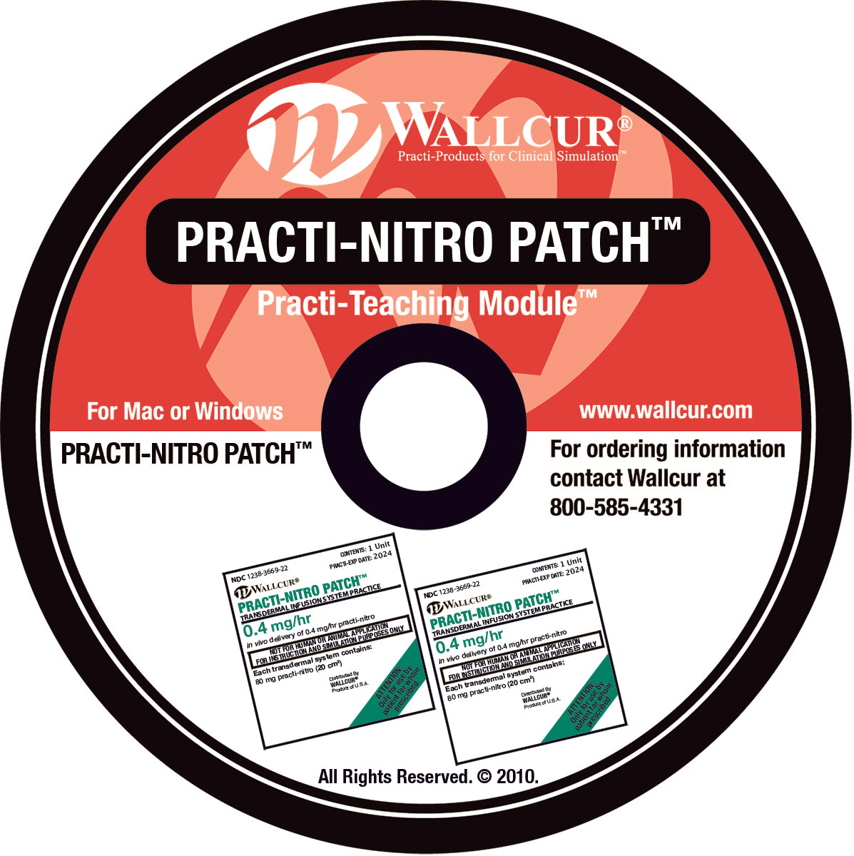 Wallcur-Practi-Nitroglycerin Patch Teaching Module-MedTech-1