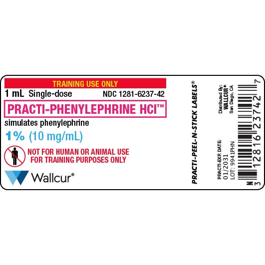 Wallcur-Practi-Phenylephrine HCL Label-MedTech-1