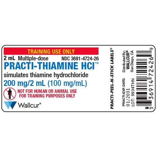Wallcur-Practi-Thiamine HCl Label-MedTech-1