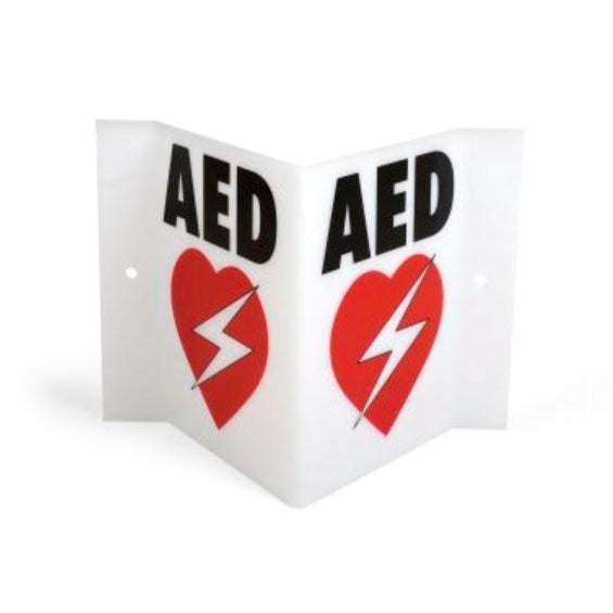 vendor-unknown-Projection Style AED Wall Sign, New-MedTech-1