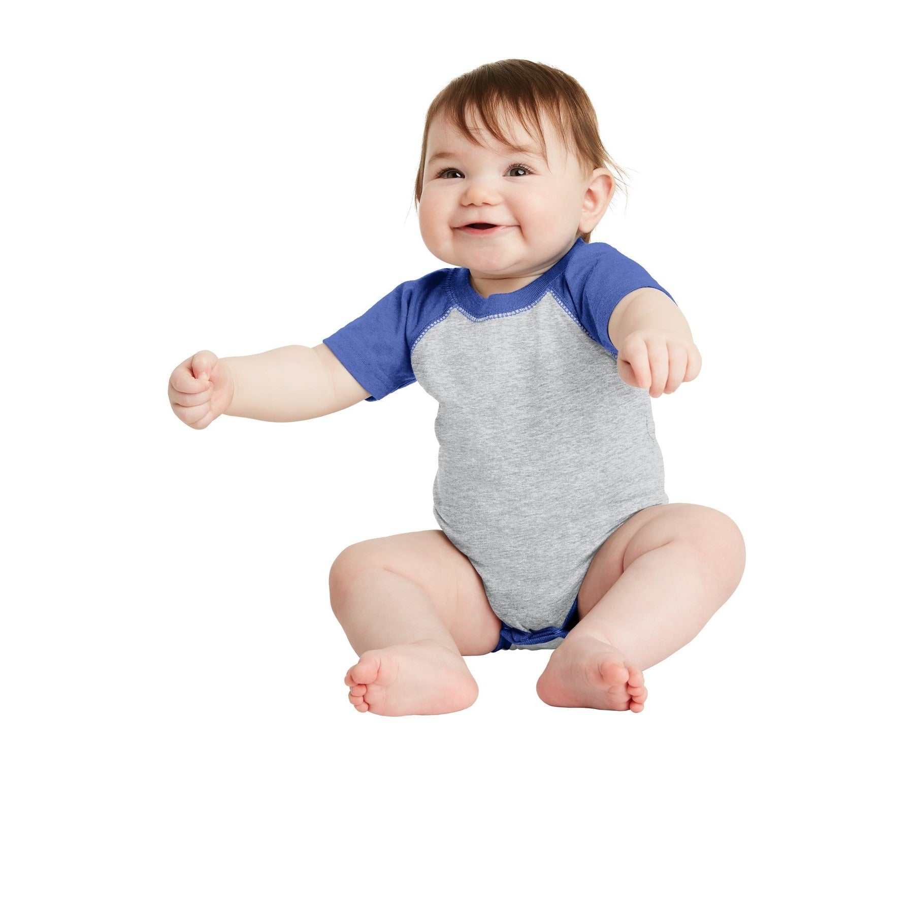 Rabbit Skins-Rabbit Skins™ Infant Baseball Fine Jersey Bodysuit. RS4430-MedTech-3