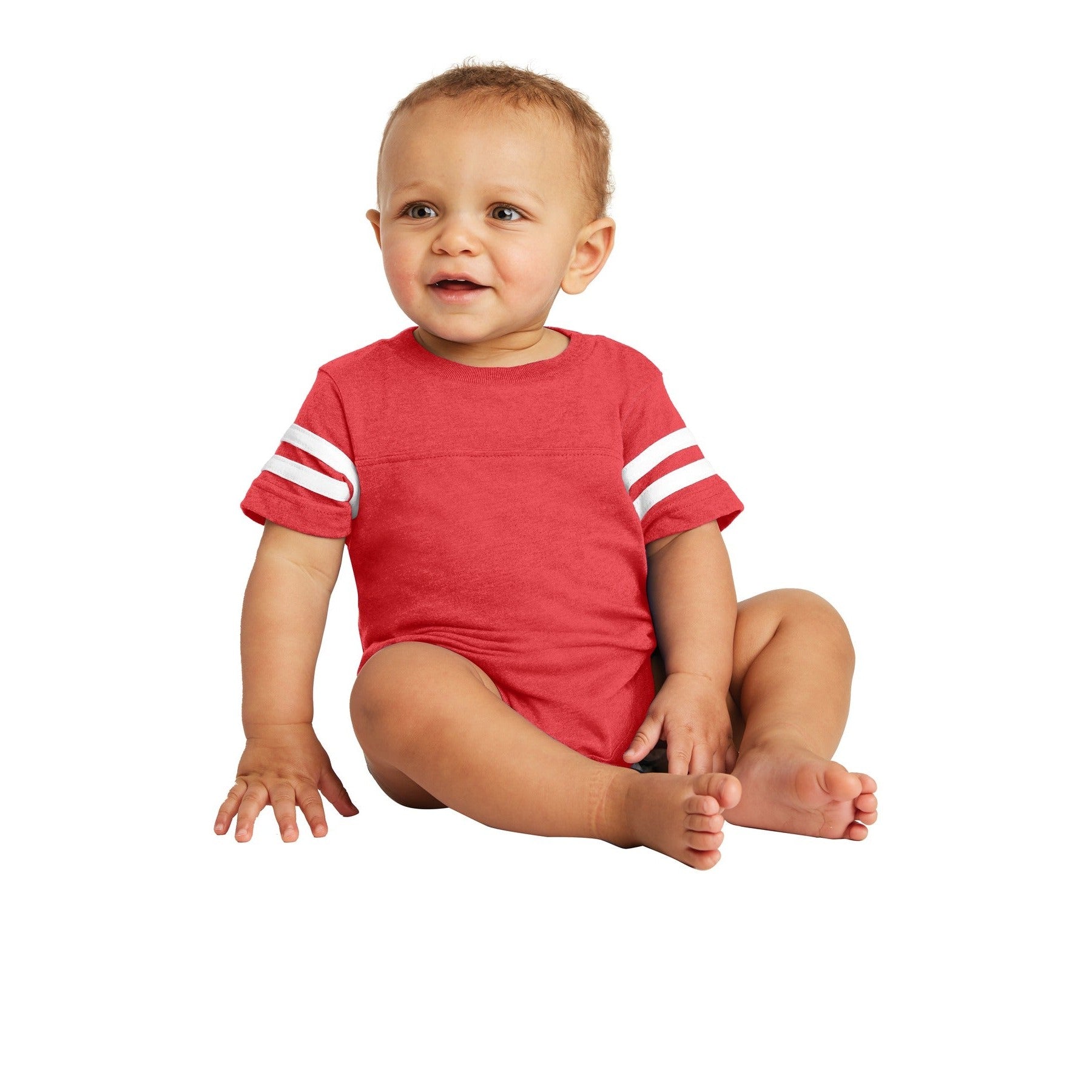 Rabbit Skins-Rabbit Skins™ Infant Football Fine Jersey Bodysuit. RS4437-MedTech-3