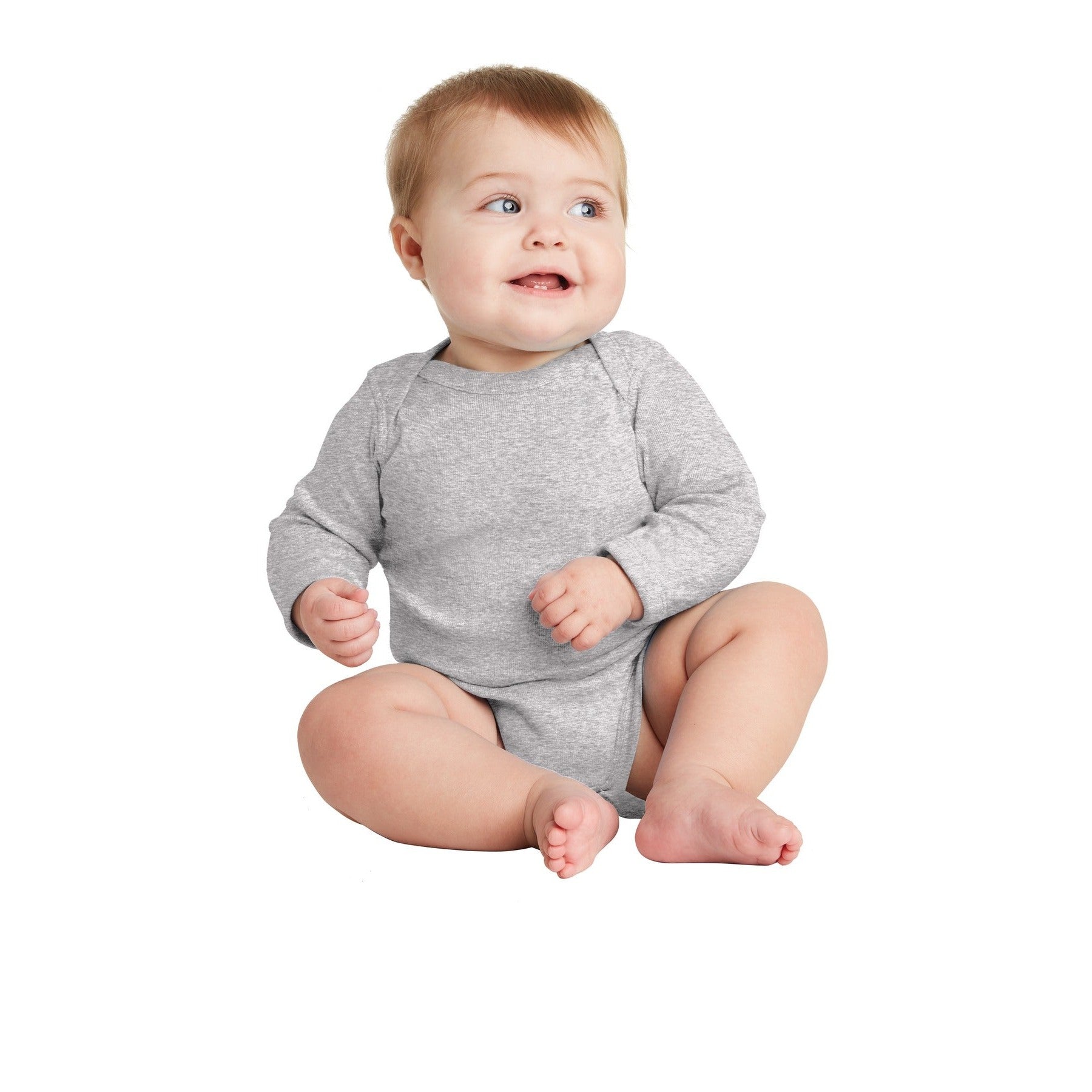 Rabbit Skins-Rabbit Skins™ Infant Long Sleeve Baby Rib Bodysuit. RS4411-MedTech-2