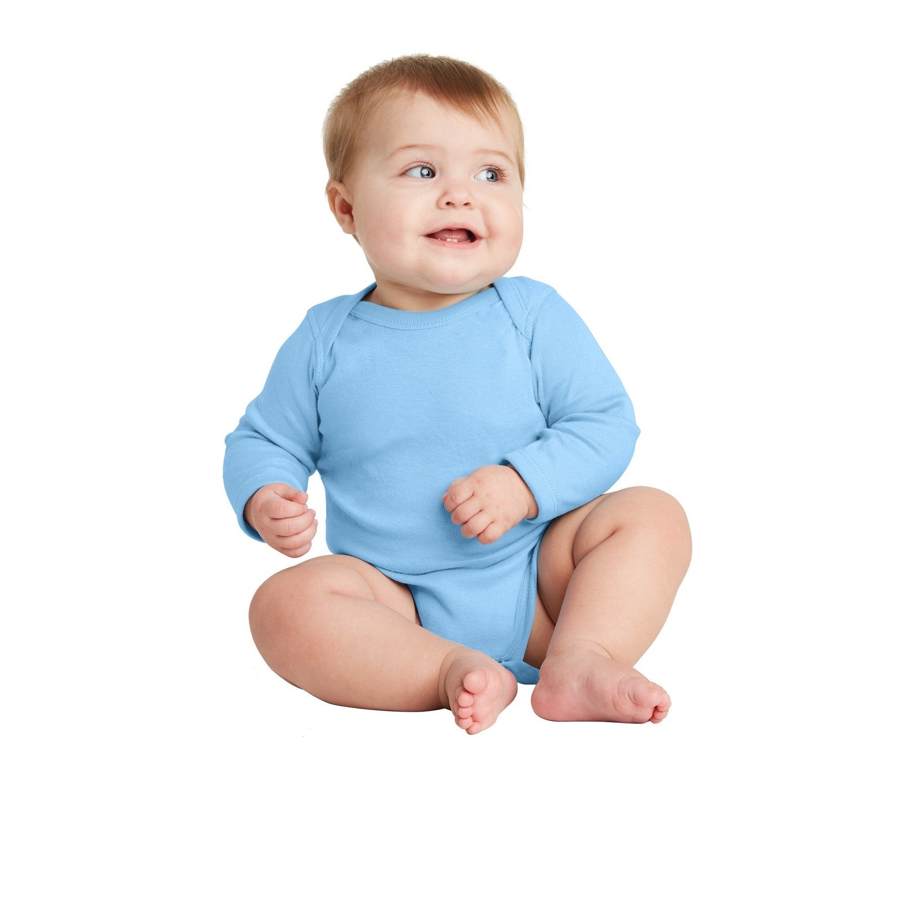 Rabbit Skins-Rabbit Skins™ Infant Long Sleeve Baby Rib Bodysuit. RS4411-MedTech-3