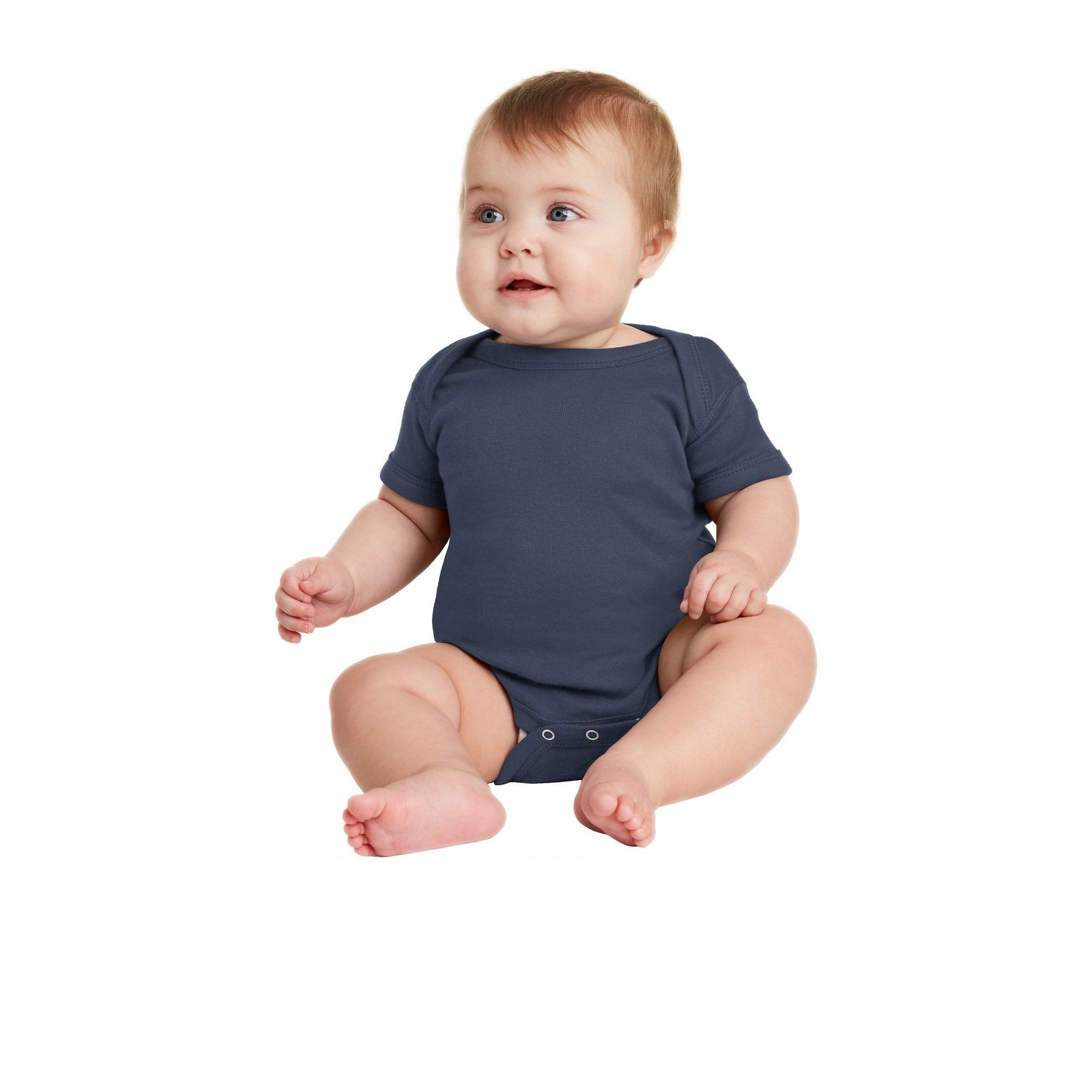 Rabbit Skins-Rabbit Skins™ Infant Short Sleeve Baby Rib Bodysuit. RS4400-MedTech-10