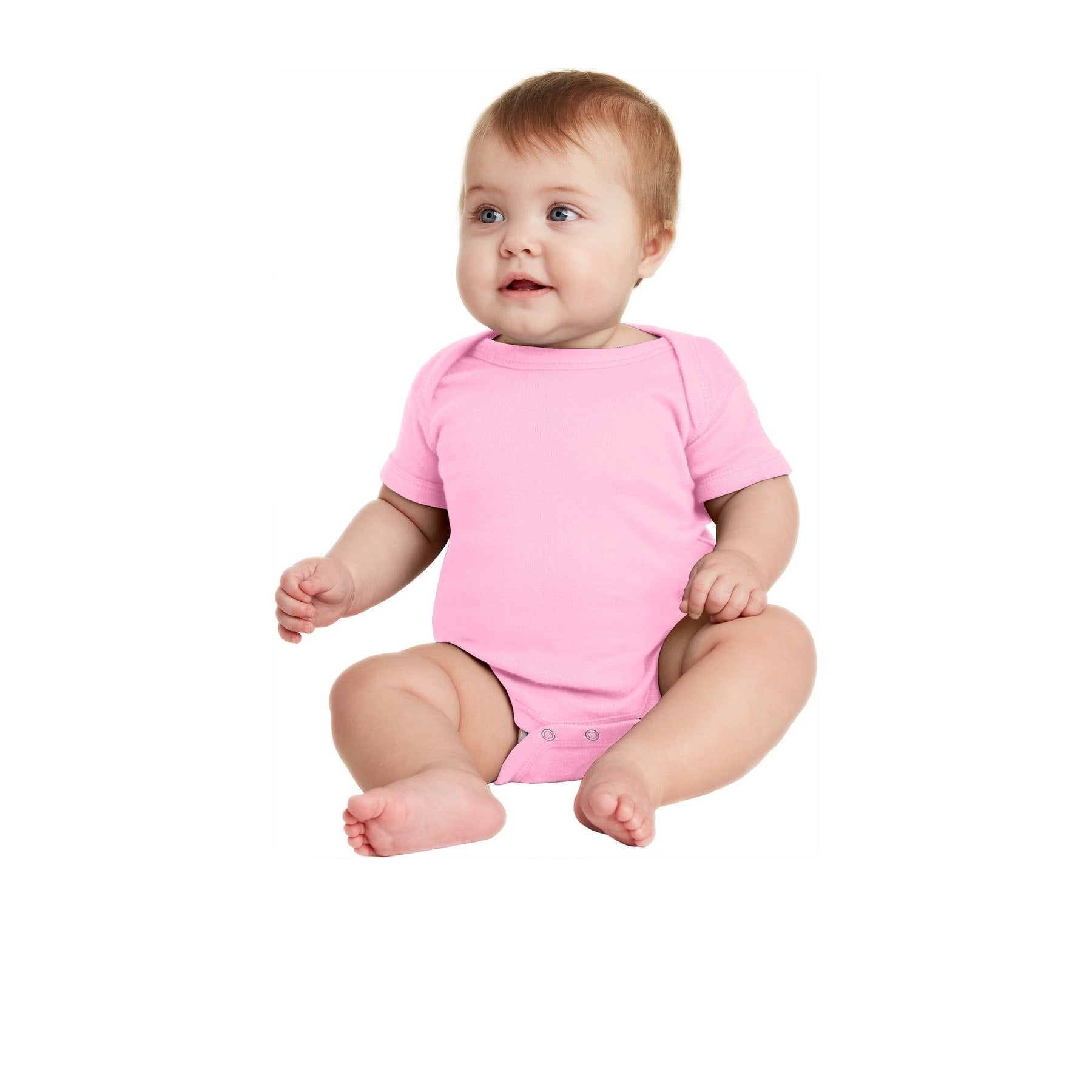 Rabbit Skins-Rabbit Skins™ Infant Short Sleeve Baby Rib Bodysuit. RS4400-MedTech-12