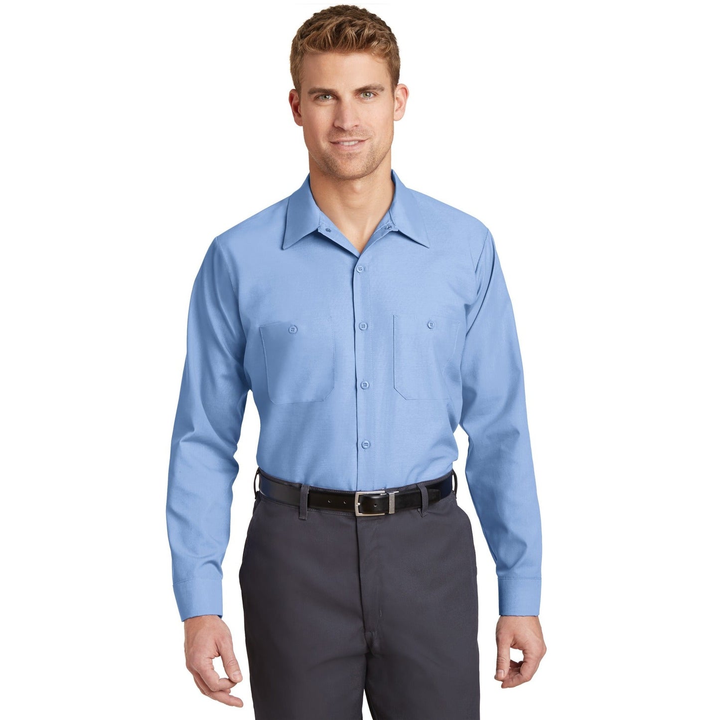 Red Kap-Red Kap® Long Sleeve Industrial Work Shirt. SP14-MedTech-4