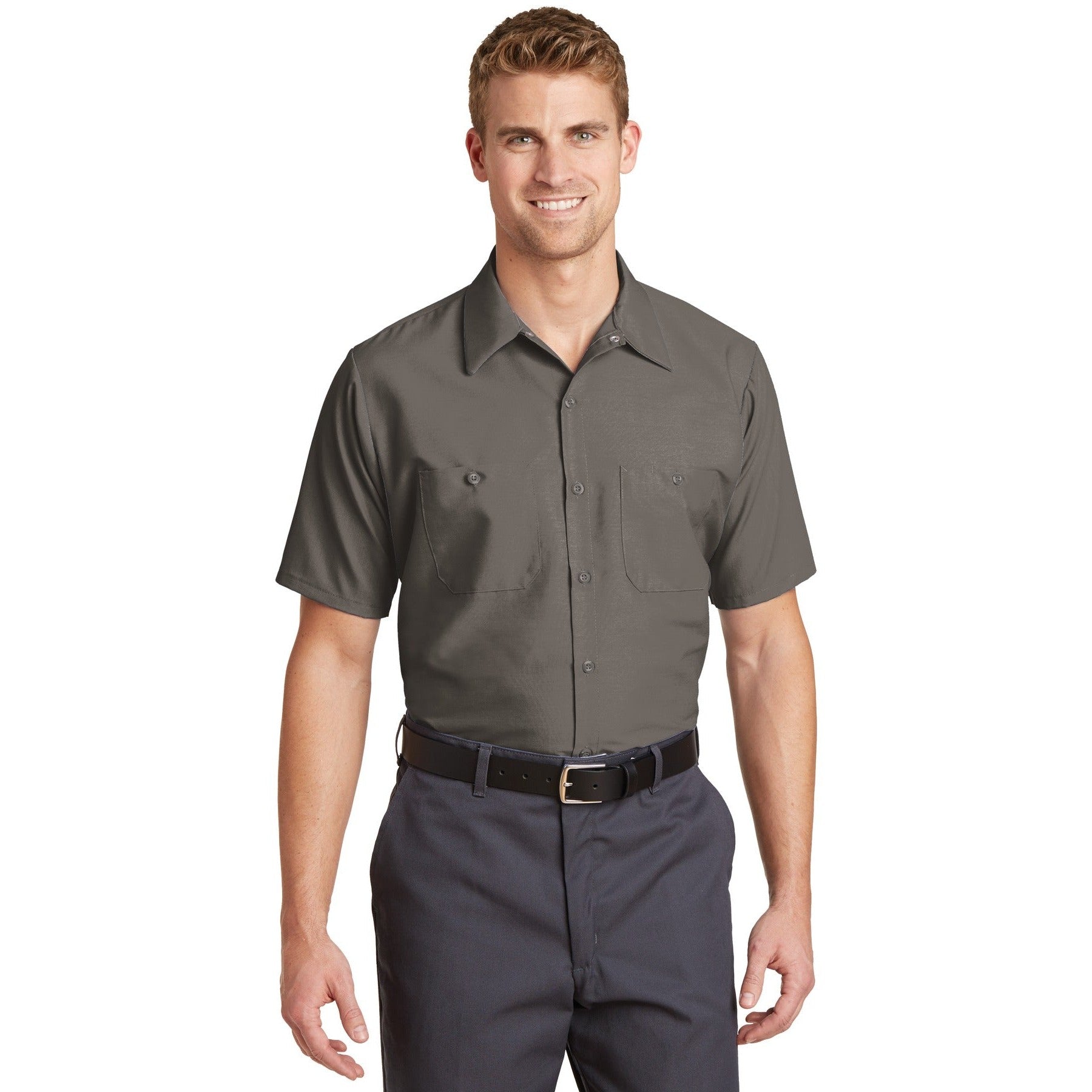 Red Kap-Red Kap® Short Sleeve Industrial Work Shirt. SP24-MedTech-3