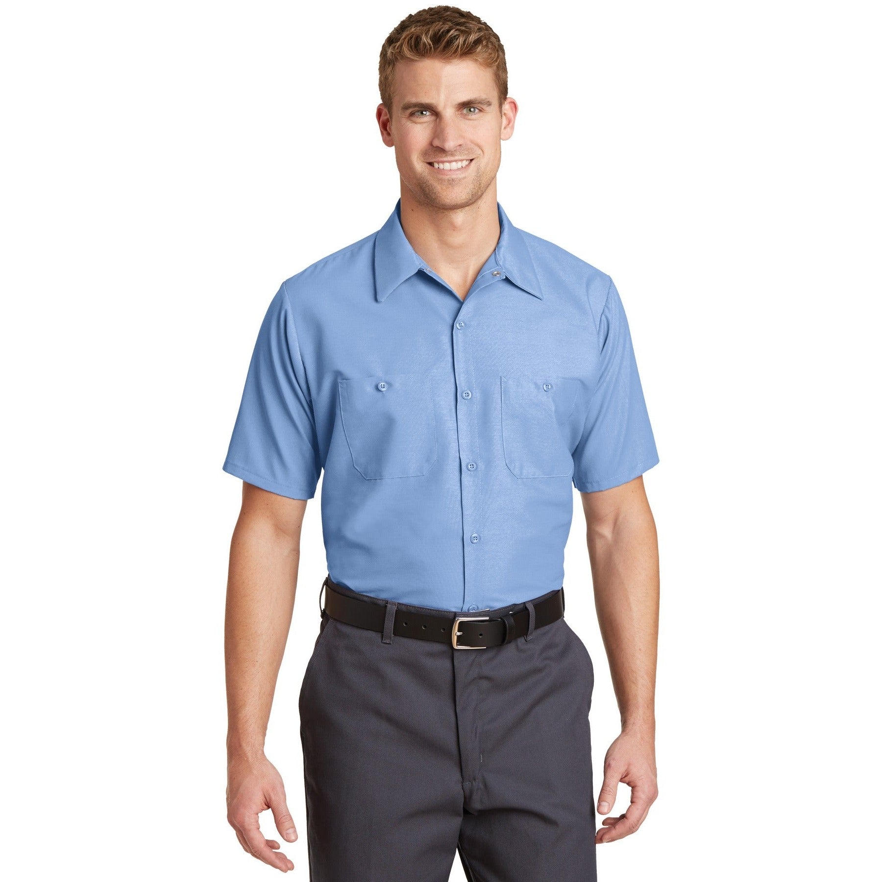 Red Kap-Red Kap® Short Sleeve Industrial Work Shirt. SP24-MedTech-4
