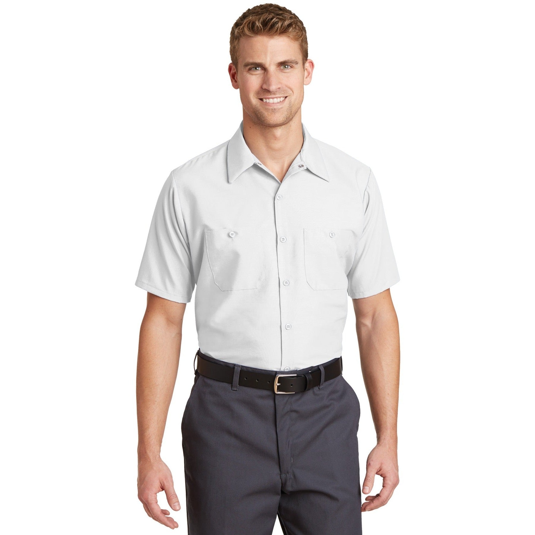 Red Kap-Red Kap® Short Sleeve Industrial Work Shirt. SP24-MedTech-9