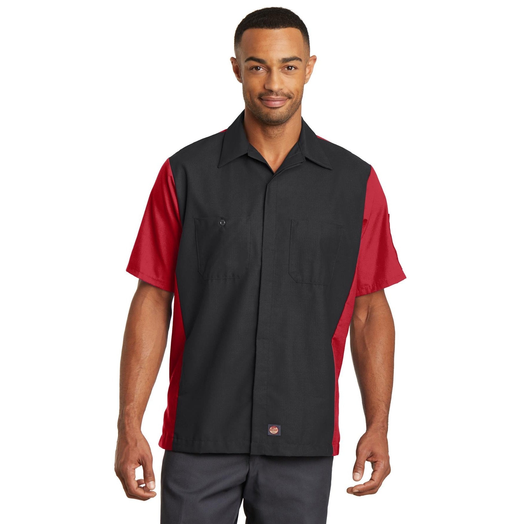 Red Kap-Red Kap® Short Sleeve Ripstop Crew Shirt. SY20-MedTech-2