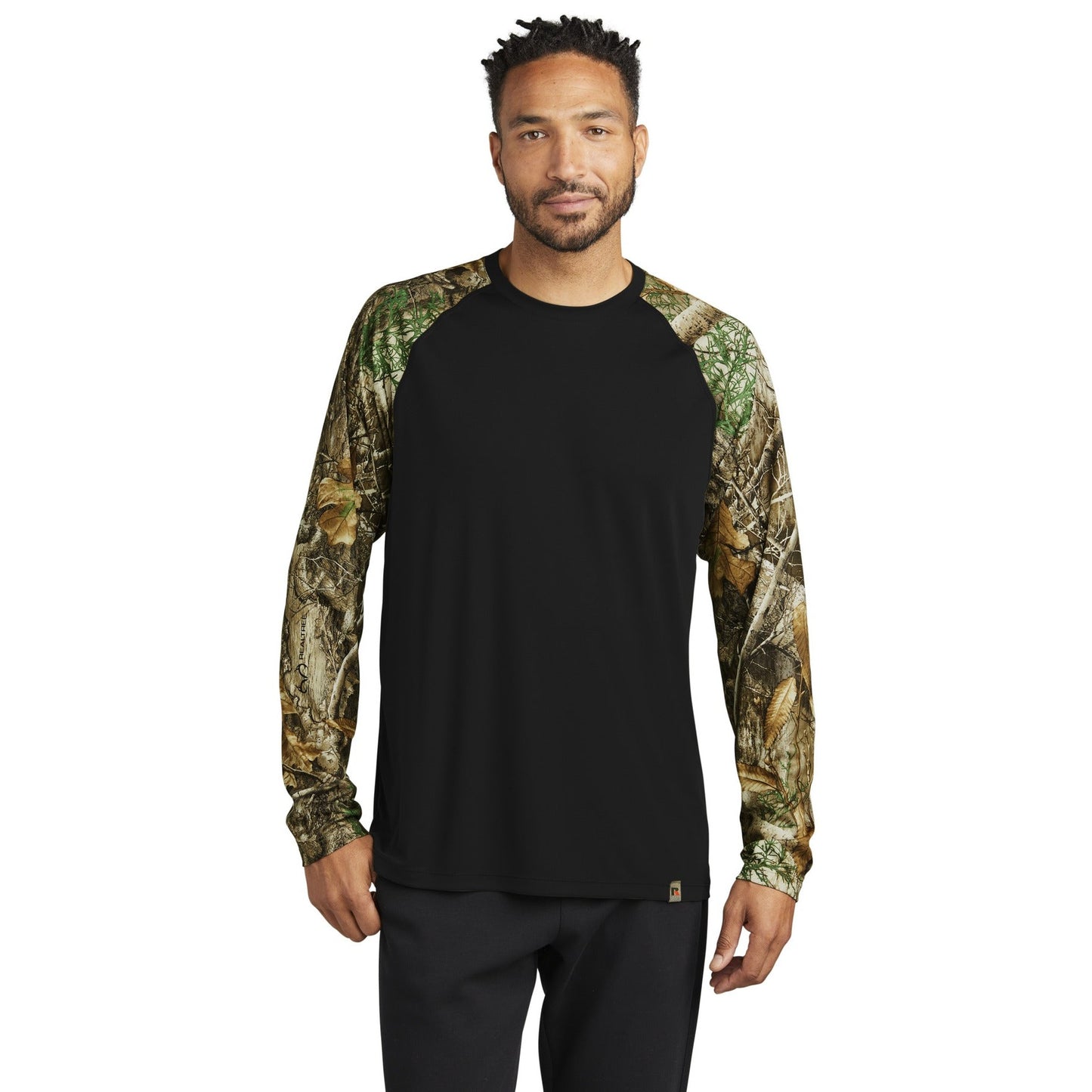 Russell Outdoors-Russell Outdoors™ Realtree® Colorblock Performance Long Sleeve Tee RU151LS-MedTech-1